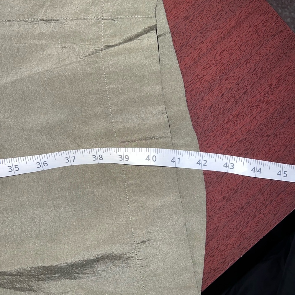 For The Republic Olive Green Wide-Leg Chinos - Picture 4 of 6
